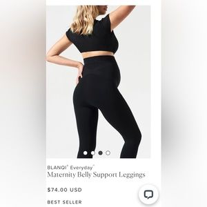 Size small black maternity leggings